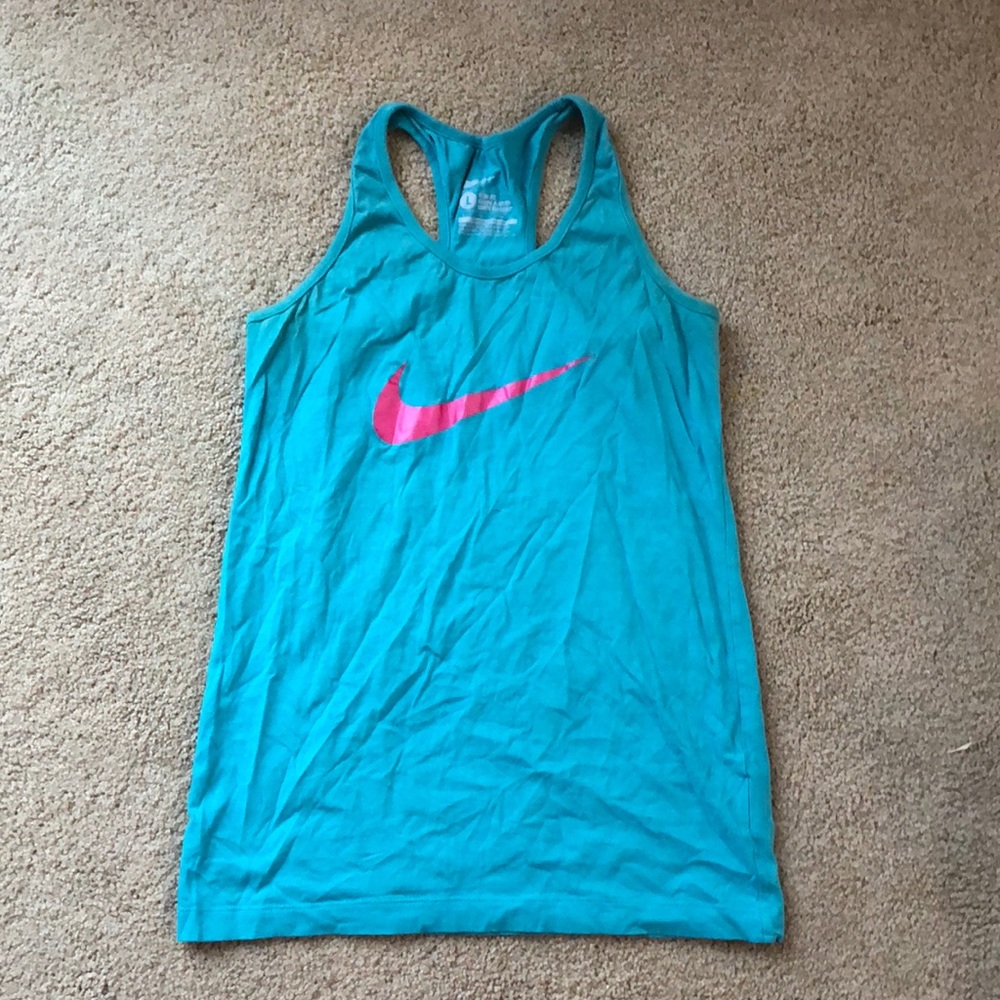 Nike tank top. Teal-ish color